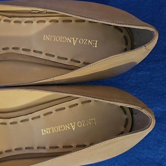 Enzo Angiolini Leather Peep Toe Pumps Size 11M 5 inch heel - Picture 9 of 12